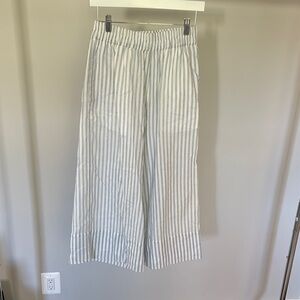 Joie Wide Leg Linen Capri Pants - SZ SM